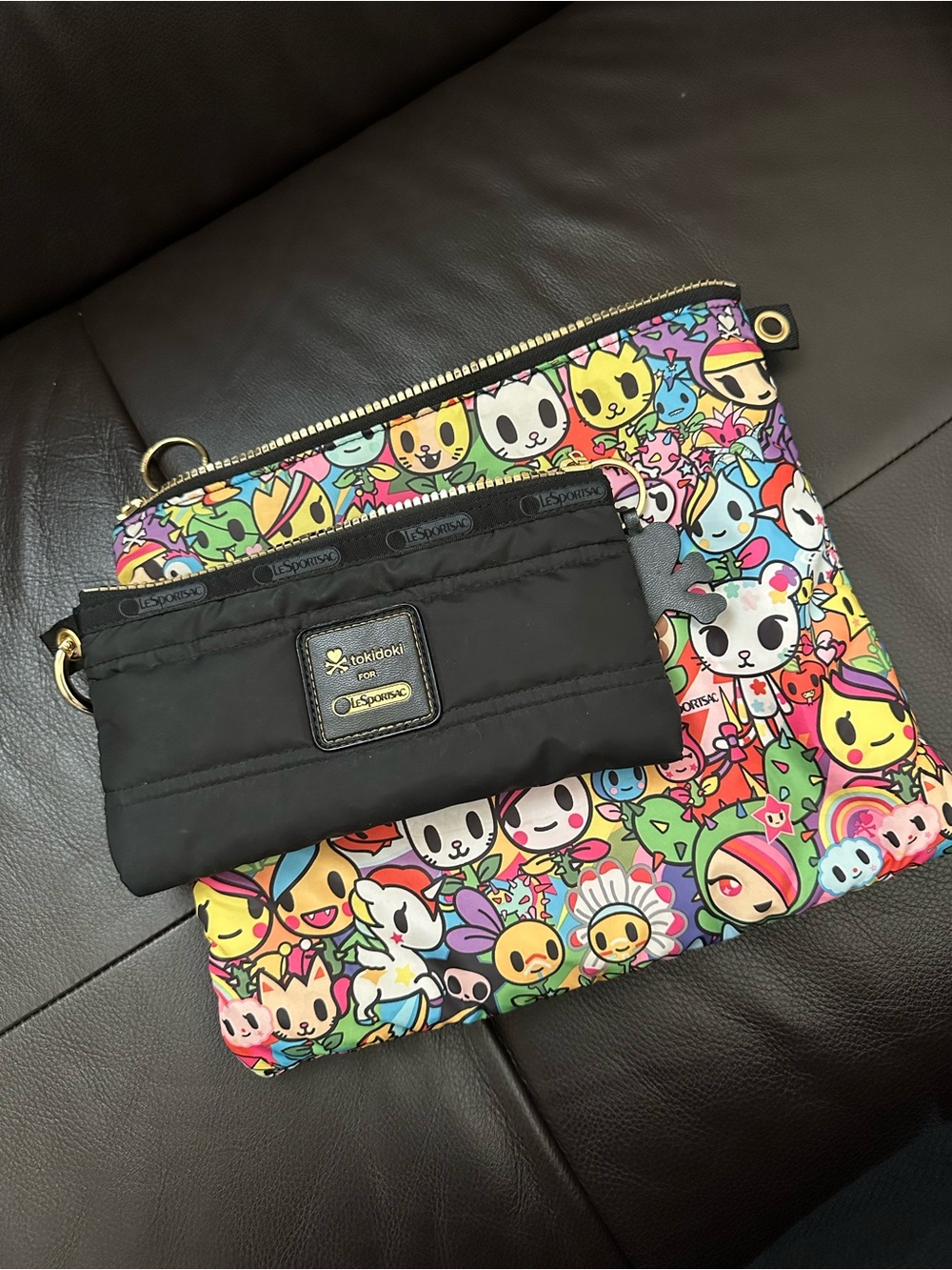 Tokidoki x LeSportsac Gioia Two-pouch Set in Tulipets Character Pouch Set - Picture 6 of 10